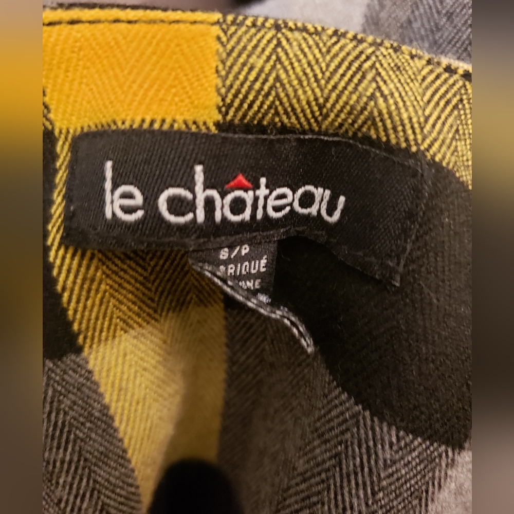 90s le chateau plaid skirt - Picture 3 of 5